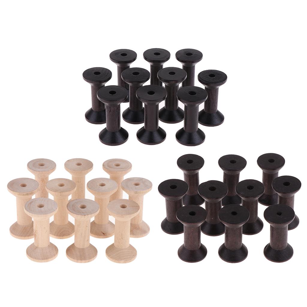Thread Bobbins Empty - Eco Friendly Wood Spools Empty Thread