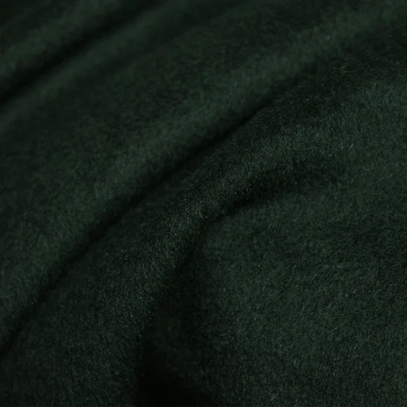 Sewing Tweed - Redraspberry Dark Green Rabbit Hair Wool