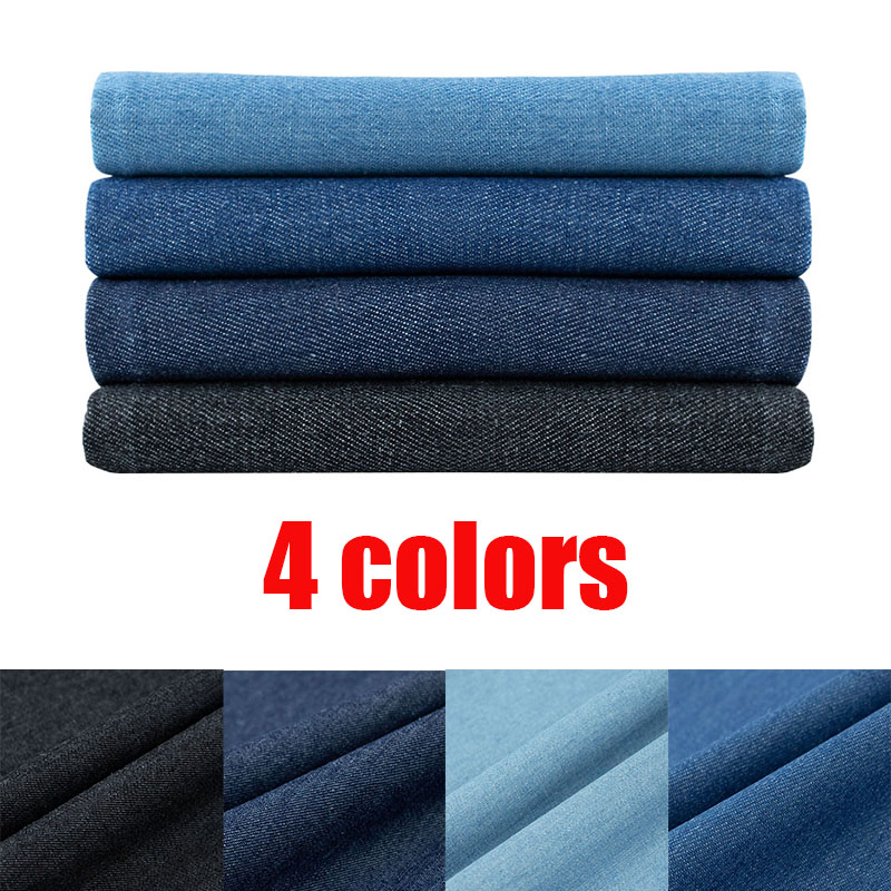 Sewing Embroidery Fabric - 4 Pieces of 50*50 Cm Denim