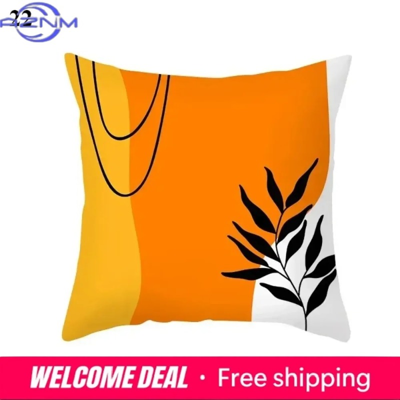 Boho Orange Abstract Cushion C - Century Textile & Sewing Supply review and price