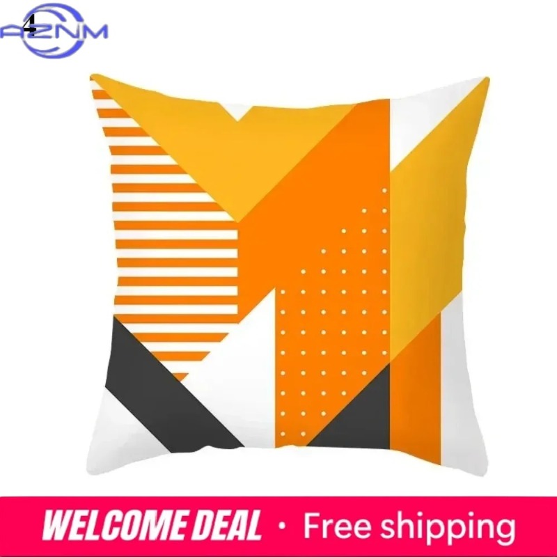 Boho Orange Abstract Cushion C - Century Textile & Sewing Supply review and price