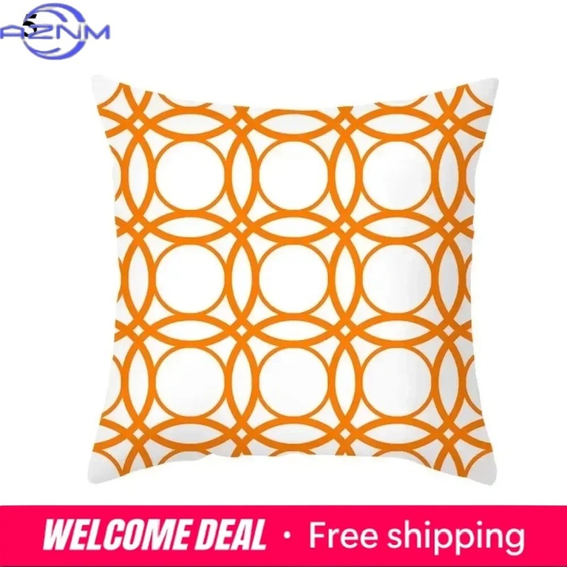 Boho Orange Abstract Cushion C - Century Textile & Sewing Supply review and price