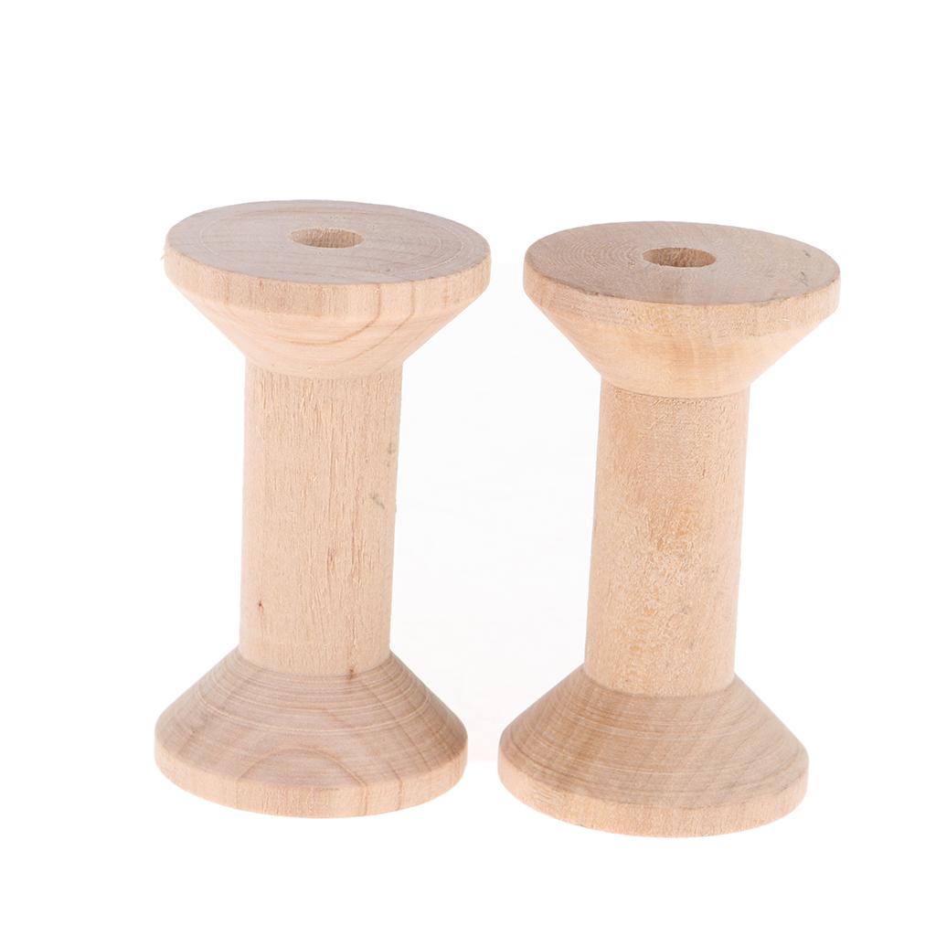 Eco Friendly Wood Spools Empty - Thread Bobbins Empty review and price