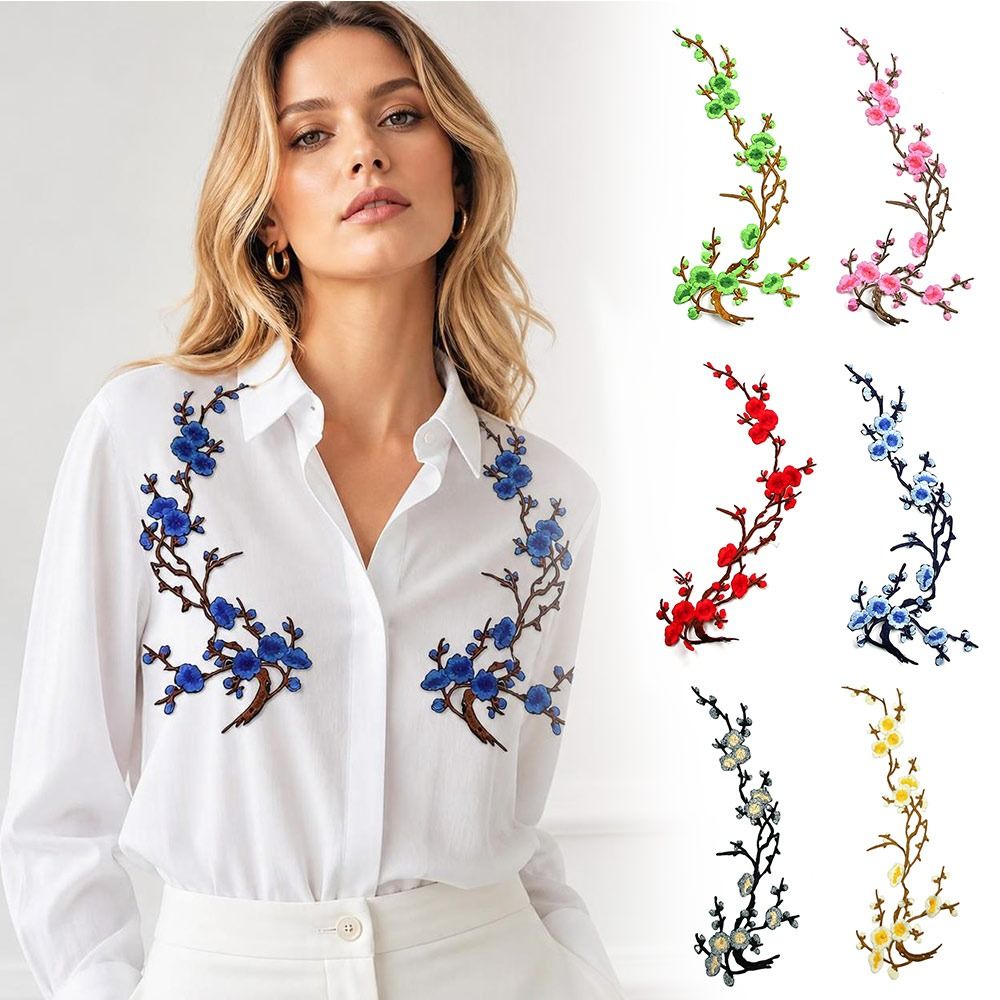 DIY Cherry Blossom Iron On Pat - Sewing Embroidery Fabric review and price