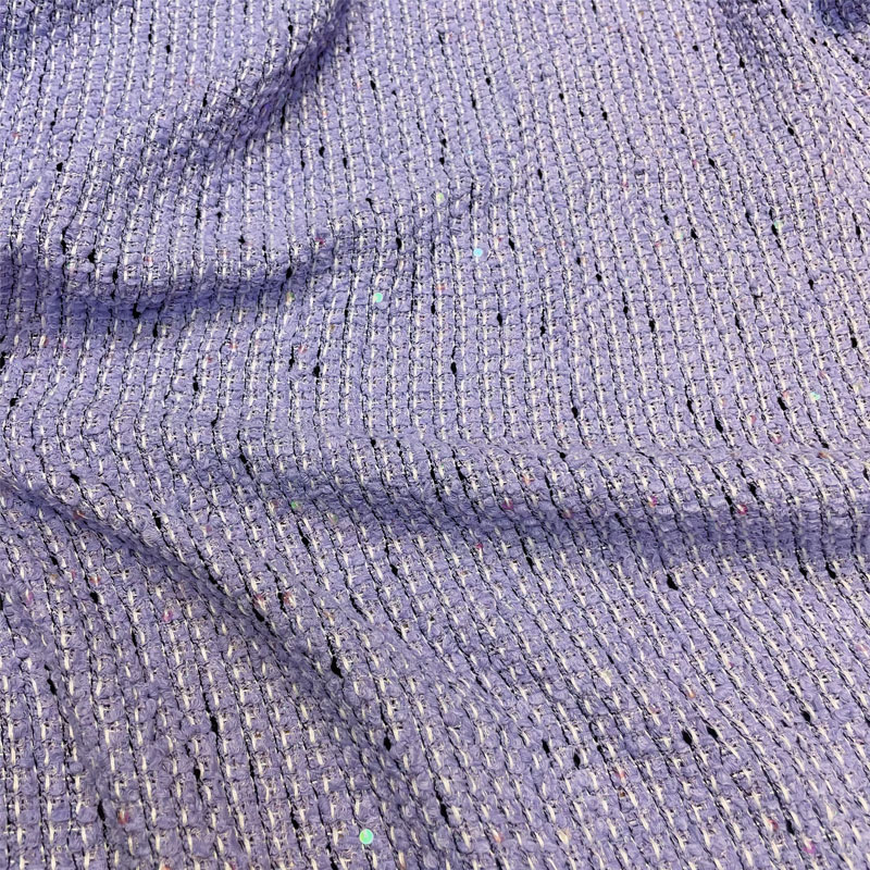Purple Color and Sequin Yarn-D - Sewing Tweed review and price