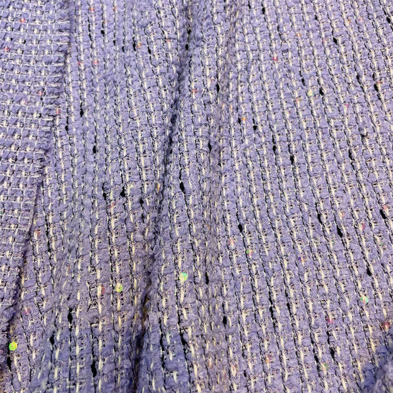 Purple Color and Sequin Yarn-D - Sewing Tweed review and price