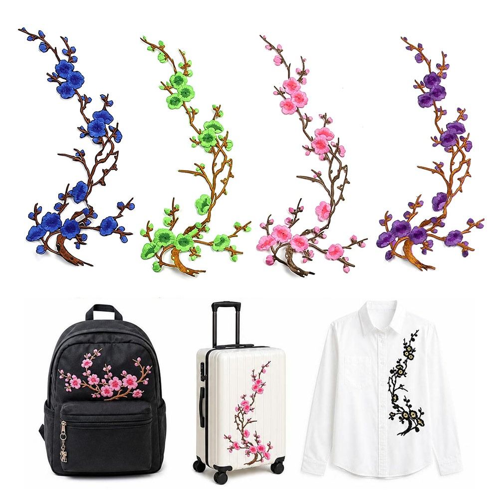 DIY Cherry Blossom Iron On Pat - Sewing Embroidery Fabric review and price