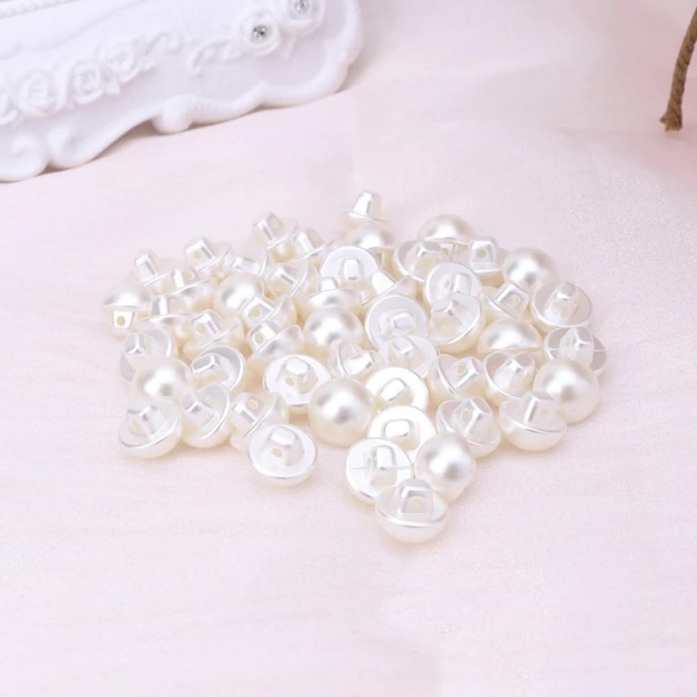 12MM 100 Pcs 1 Hole Beige Imit - Sewing Kit review and price
