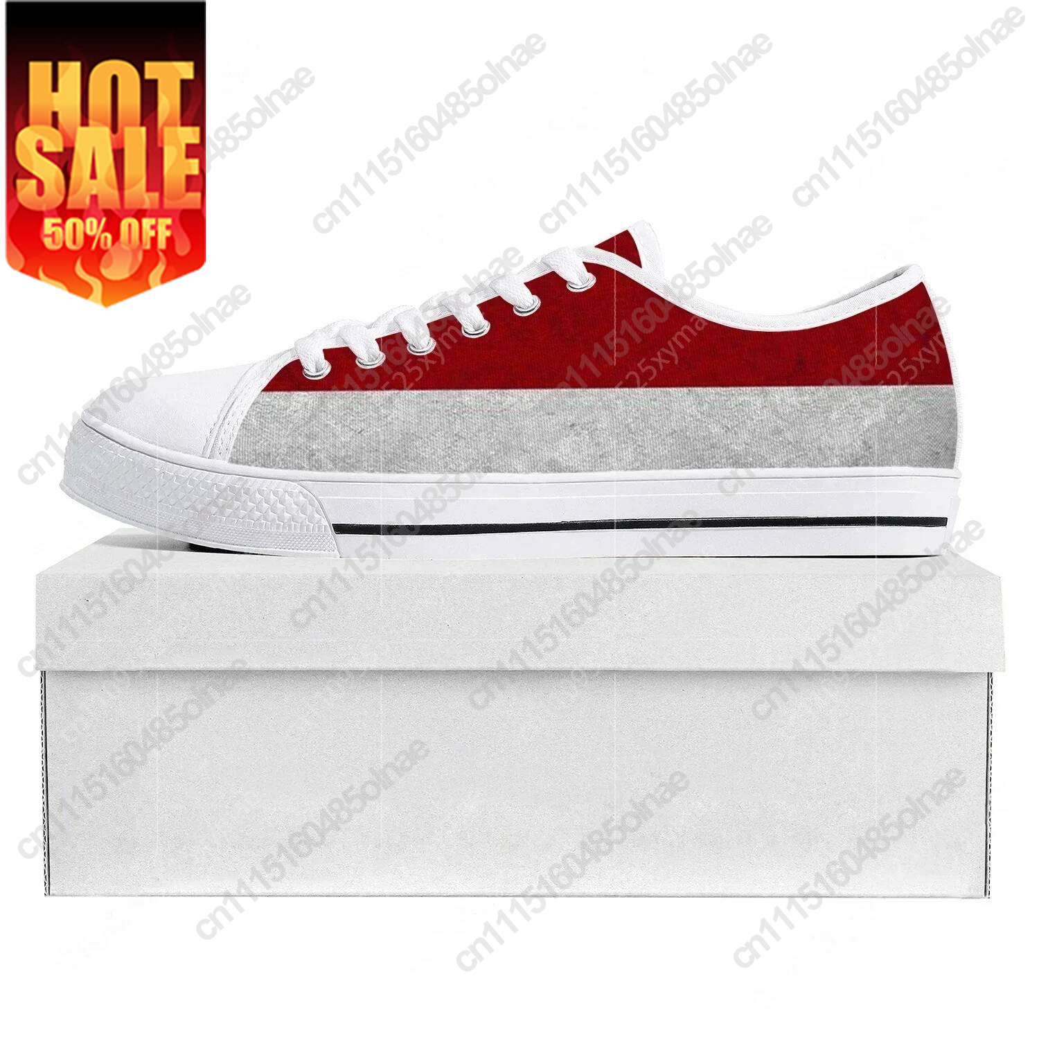Indonesia Flag Low Top High Qu - Sewing Indonesia review and price