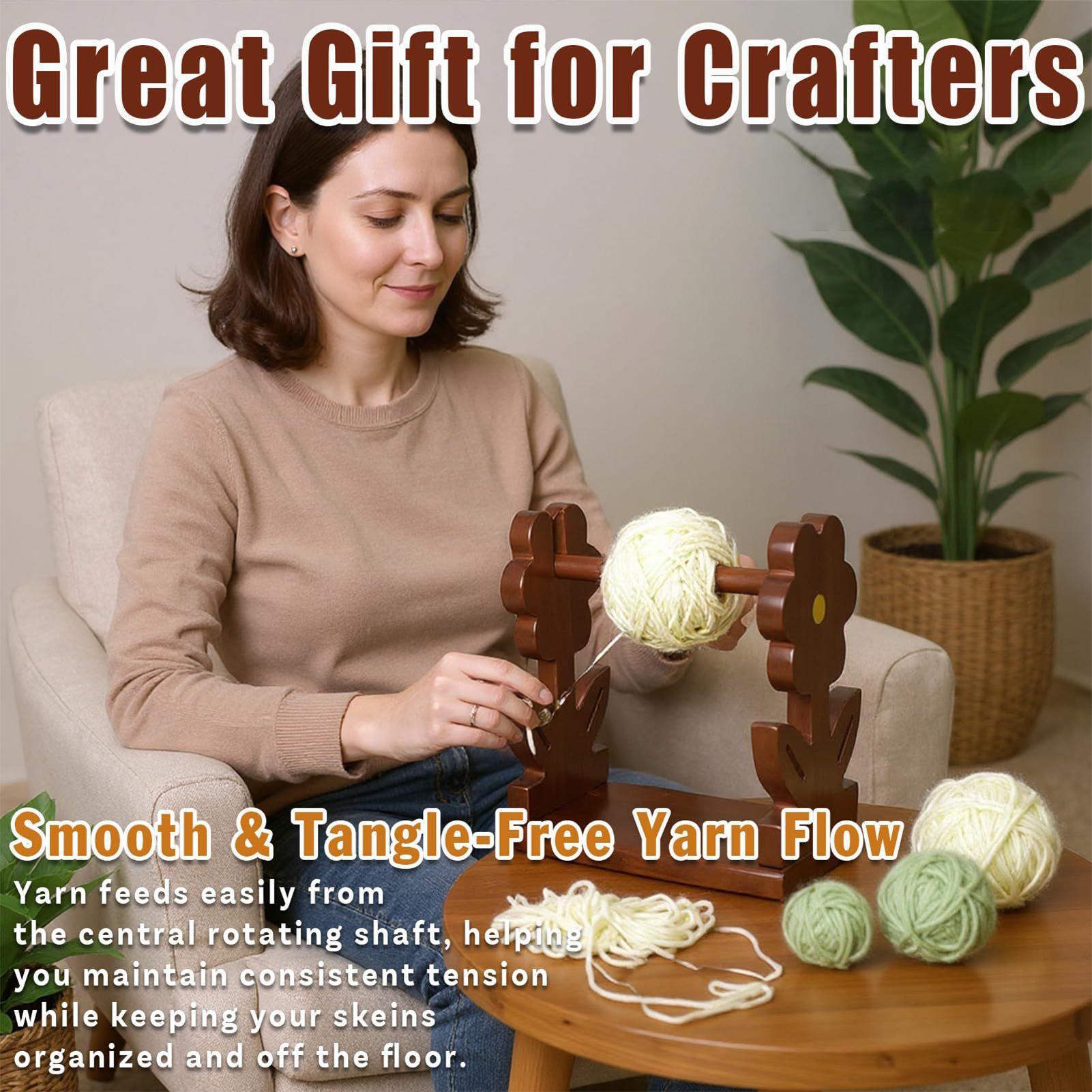 Yarn Holder Wooden Yarn Holder - Sewing Knit review and price