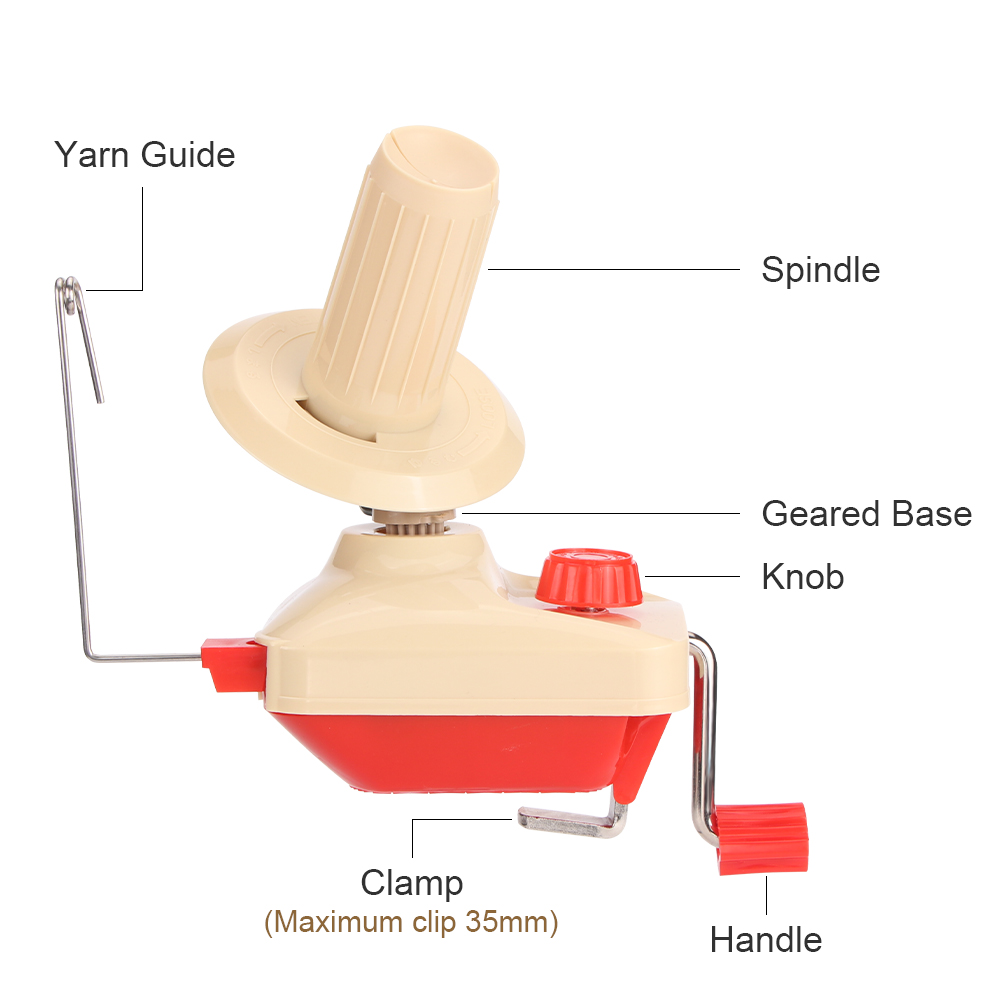 1PC Hand Crank Yarn Winder for - Sewing Knit review and price