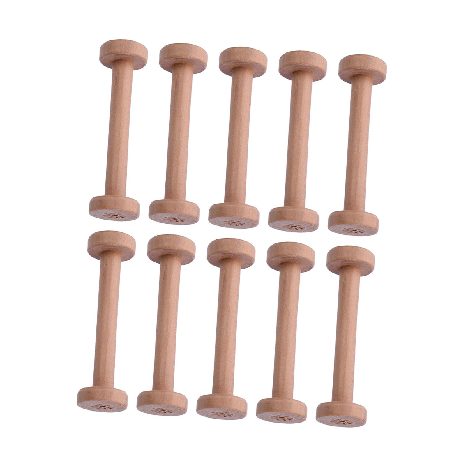 Wood Bobbins 10pcs Smooth Fini - Thread Bobbins Empty review and price