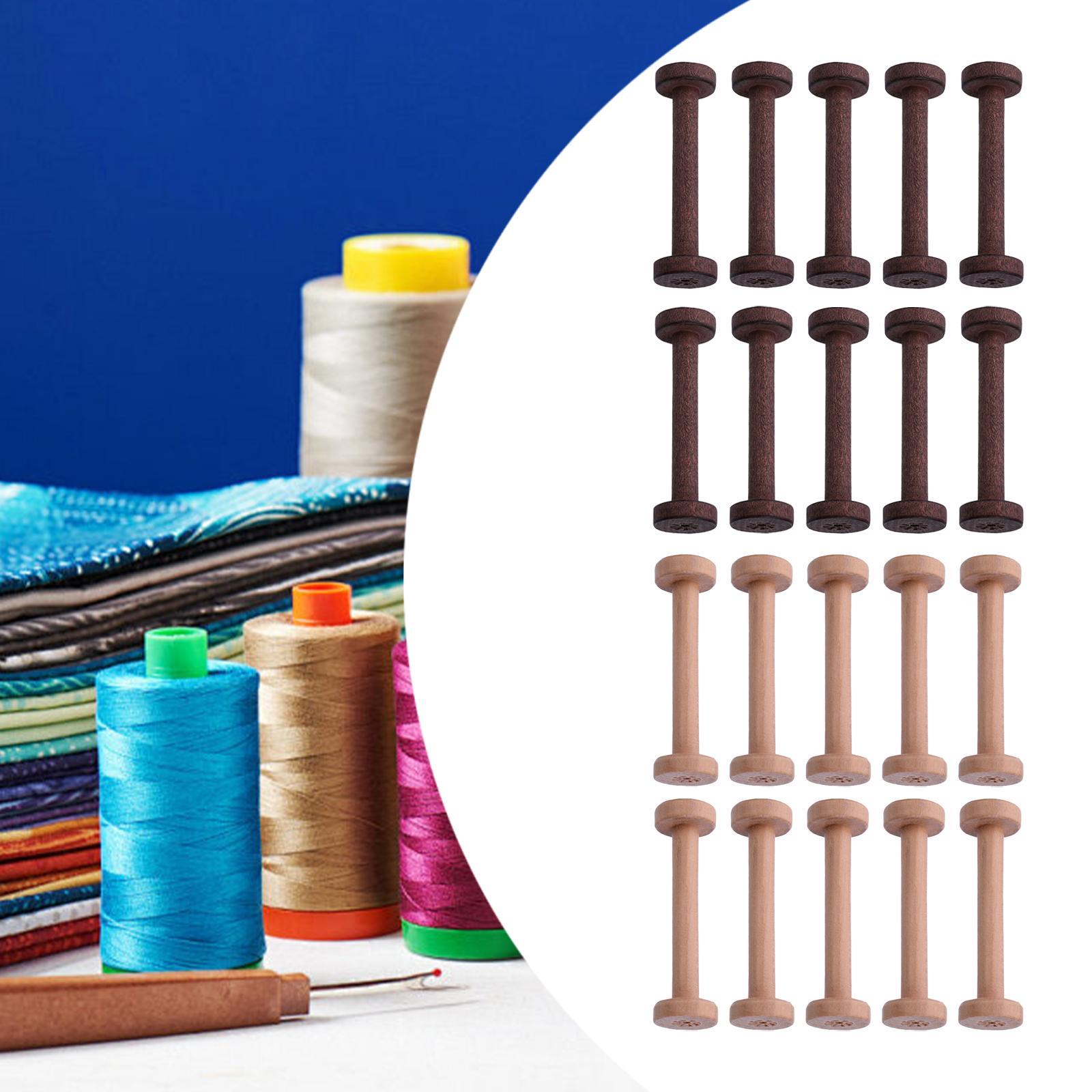 Wood Bobbins 10pcs Smooth Fini - Thread Bobbins Empty review and price