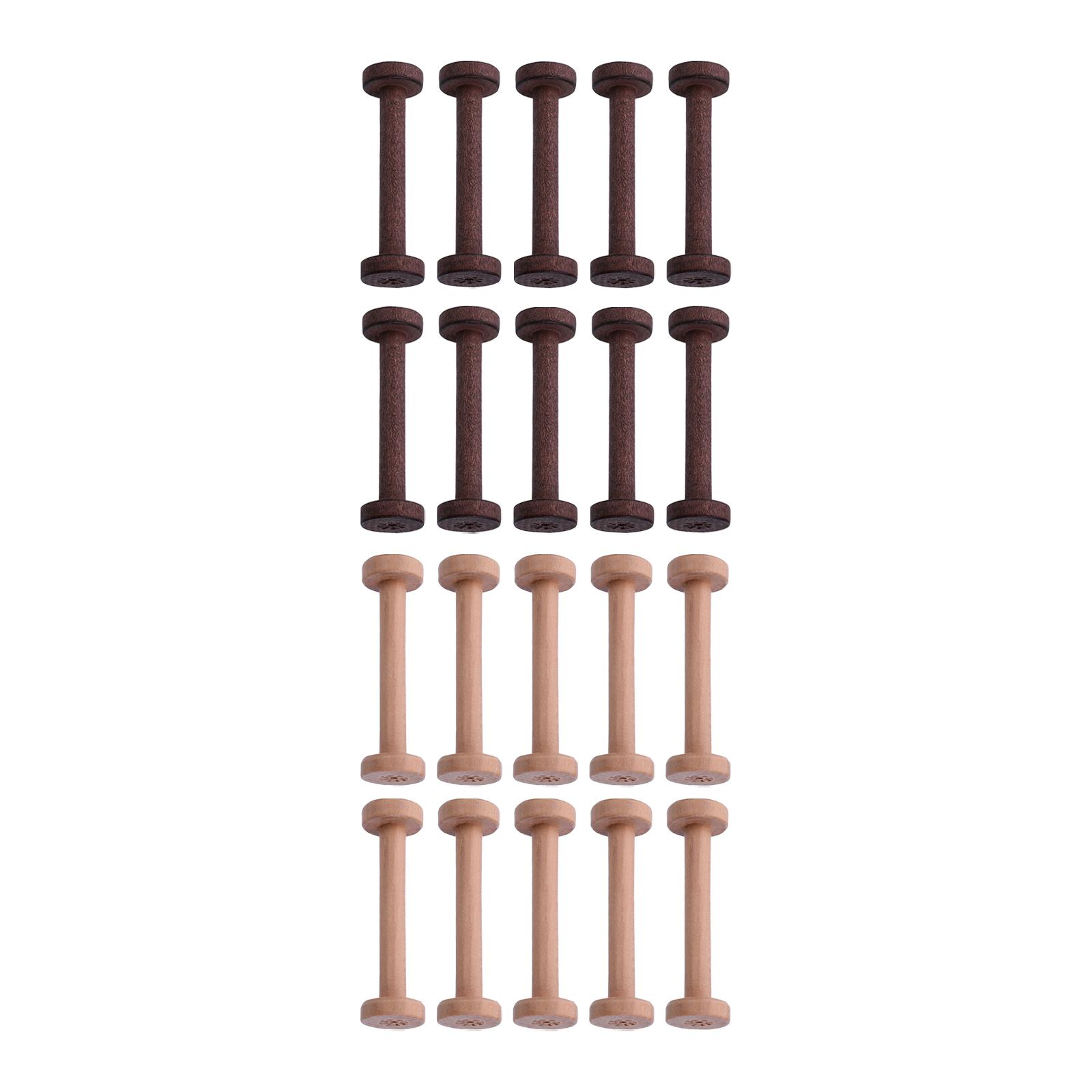 Wood Bobbins 10pcs Smooth Fini - Thread Bobbins Empty review and price