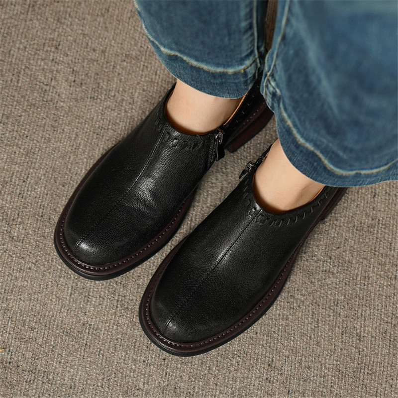New Spring Autumn Genuine Leat - Sewing Zipper review and price