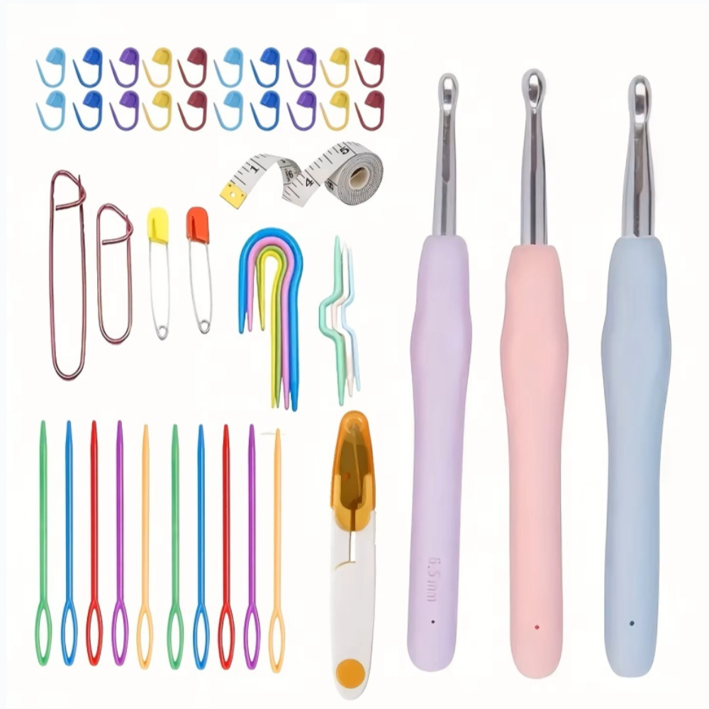 Ergonomic Crochet Hooks Set La - Sewing Tas review and price
