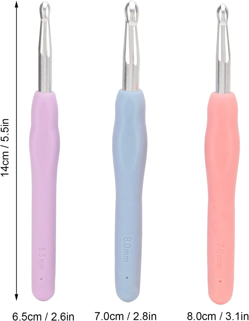 Ergonomic Crochet Hooks Set La - Sewing Tas review and price