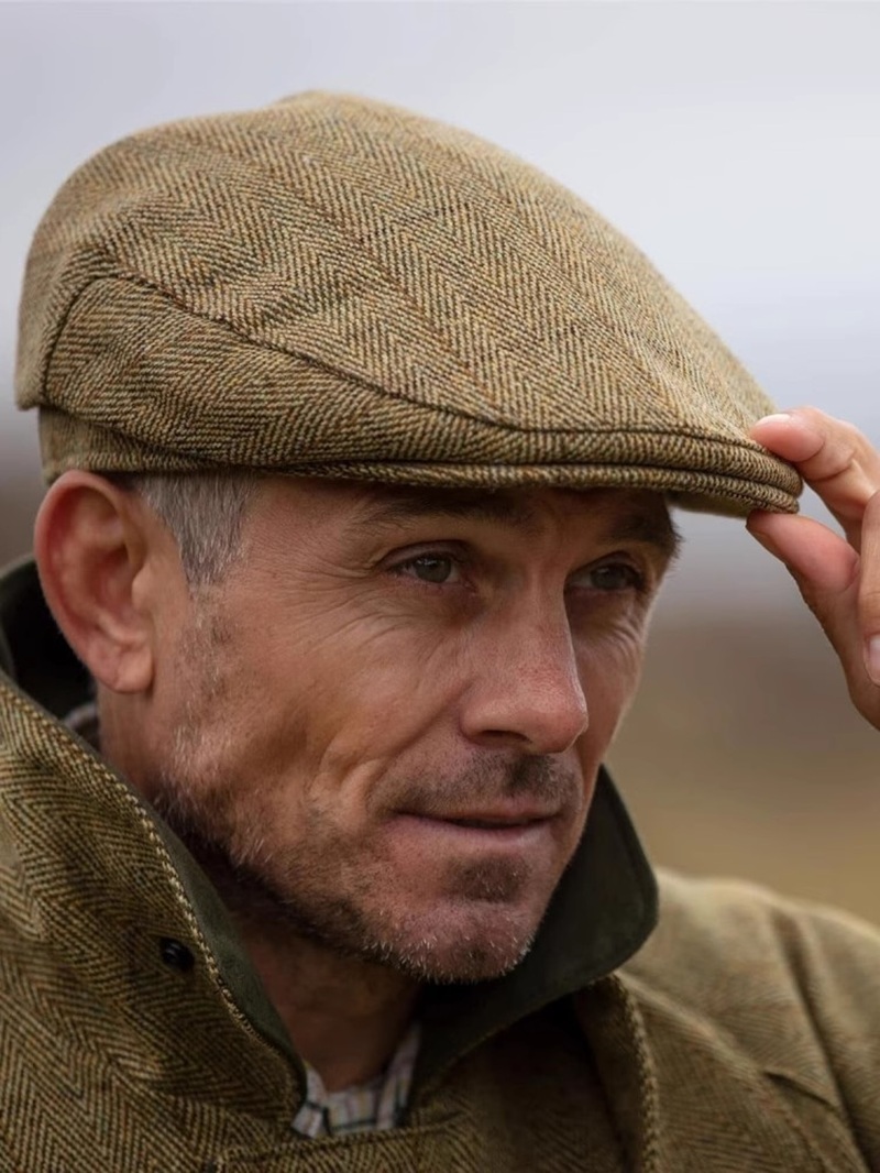 Plaid Boston Scally Cap - Wool - Sewing Tweed review and price
