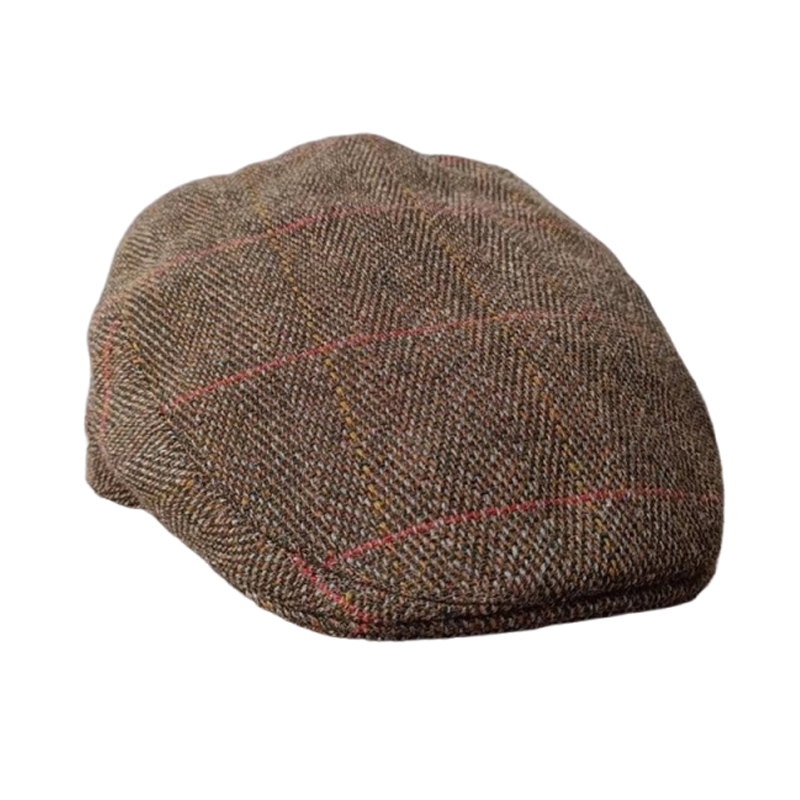 Plaid Boston Scally Cap - Wool - Sewing Tweed review and price