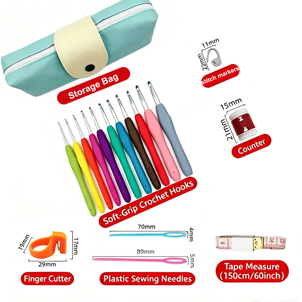 37pcs Crochet Hooks Kits with  - Sewing Kit review and price